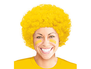 Парик Кудрявый желтый