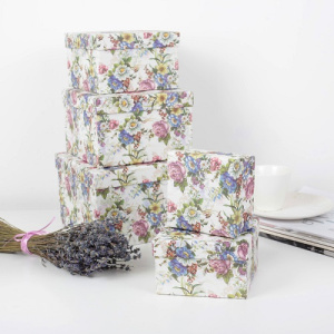 Набор коробок 5в1 Цветы