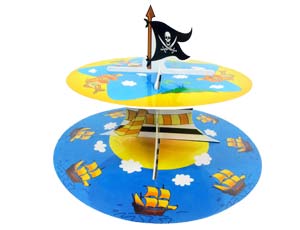 Стойка д/кексов 2яруса Маленький Пират