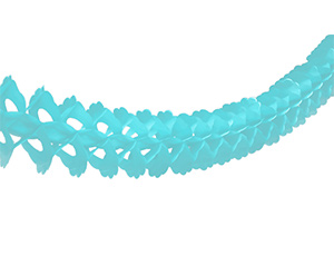 Гирлянда бум Декор голубая 3,6м