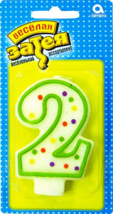 Свеча -цифра 