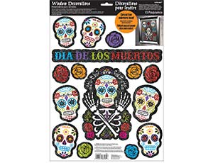 Наклейка н/окно HWN День Мертв бл 15шт 