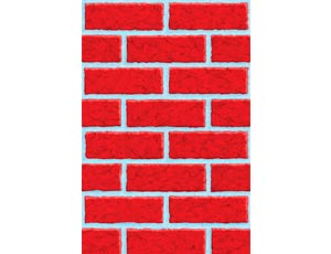 Декорация Кирпичная стена 1,2мх15,2м/А