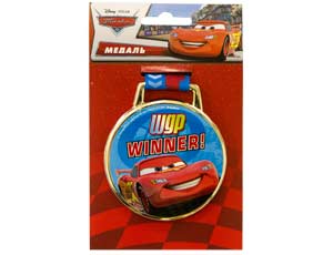 Медаль Disney Тачки большая