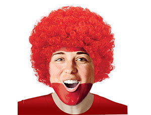 Парик Кудрявый красный