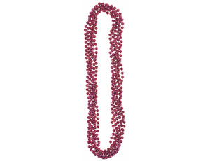 Бусы Девичник розовые 80см 6шт/уп