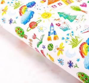 Бумага Детские рисунки 70*100см