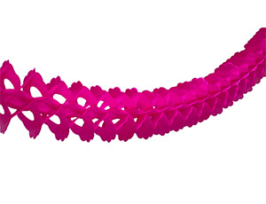 Гирлянда бум Декор ярко-розовая 3,6м