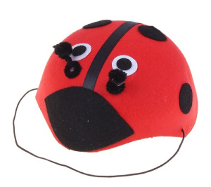 Шапочка фетр Божья коровка