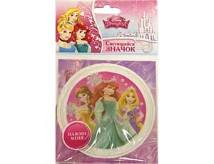 Значок Disney Принцессы светодиодный