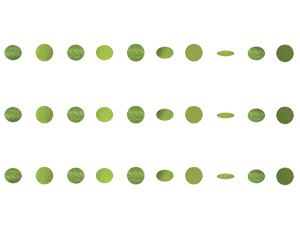 Гирлянда Круги Kiwi Green блеск 2,1м 6шт