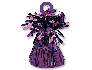 Грузик д/шара Конус фиолетовый 170гр