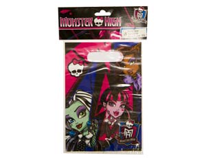 Пакет п/э Monster High 8шт/уп