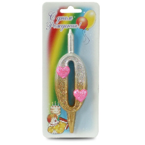 3094 свечи тортовые с сердечками 0  4606021001673