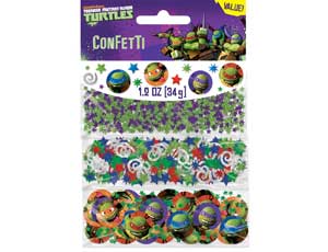 Конфетти Черепашки-Ниндзя 3 вида 34гр
