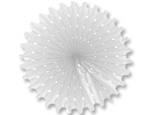 Фант бумажный белый 40см