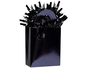 Грузик д/шара Сумочка черный 160гр