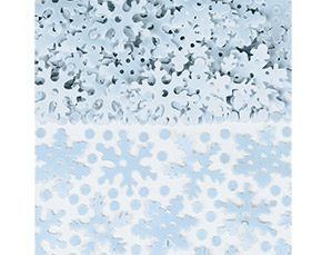 Конфетти Снежинки бел/фиолет 70гр