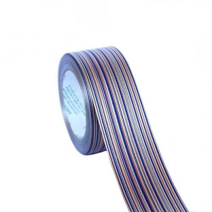 Лента красн-сине-золотая 3см*50м