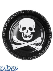 Тарелка Пираты 6шт/уп