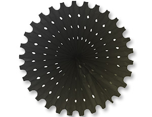 Фант бумажный черный 40см