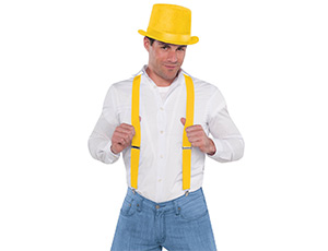 Подтяжки желтые