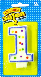 Свеча -цифра 