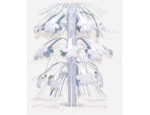 Каскад настол Цветы белые 35,7см/A