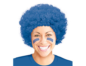 Парик Кудрявый синий