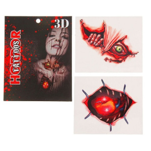 Наклейки 3D Ранения