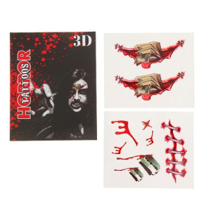 Наклейки 3D Открытые раны