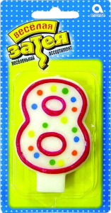 Свеча -цифра 