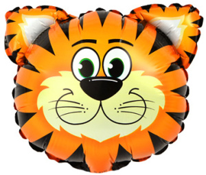 Шар на палочке Голова Тигра