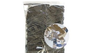 Конфетти фольг негорящ серебро 500гр