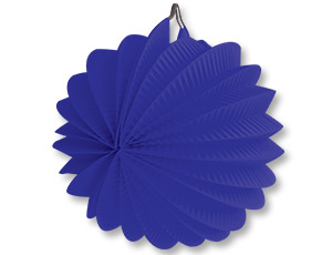 Фонарик бум круглый синий 25см