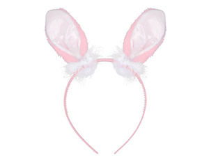 Ободок Ушки кролика роз