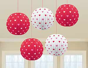 Фонарик бум Валентин 12см 5шт