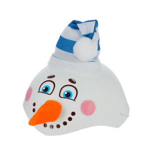 Шапочка фетр Снеговик