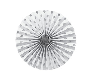 Фант White Горошек-Шеврон блеск 4шт/A