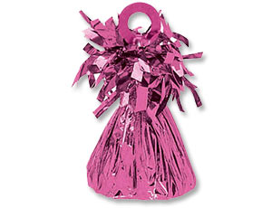 Грузик д/шара Конус малиновый 170гр