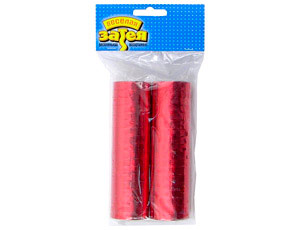 Серпантин гологр красн 2ст/36колец/С