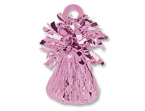 Грузик д/шара Конус розовый 170гр