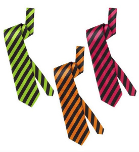 Галстук Неон полоска