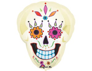 А ФИГУРА/B Череп цветной/AN