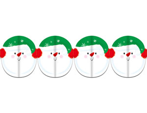 Гирлянда Снеговик 15х240см