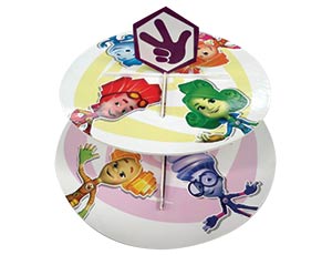 Стойка д/кексов 2 яруса Фиксики