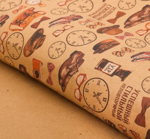 Бумага крафт Успешному и сильному 70*100см