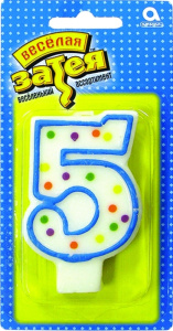 Свеча -цифра 