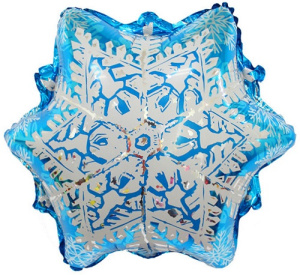 Шар фигура Снежинка 51см