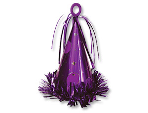 Грузик д/шара Колпак фиолетовый 170гр/А